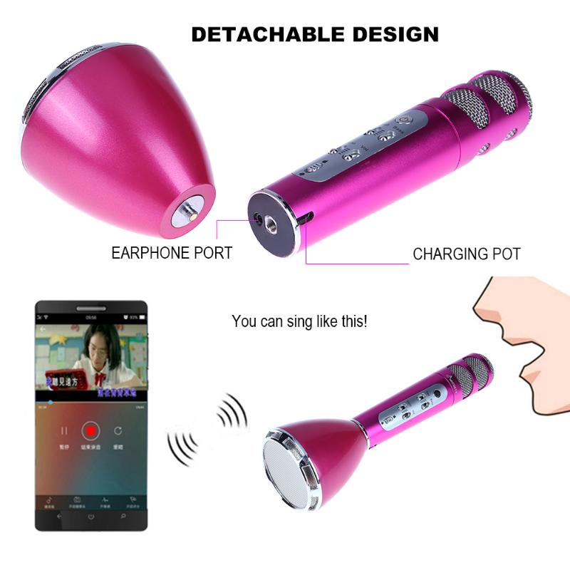 Mini Bluetooth Karaoke Microphone