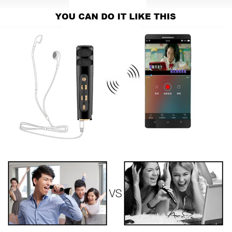 Mini Bluetooth Karaoke Microphone