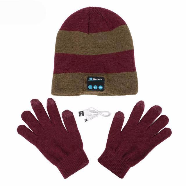 Warm Winter Smart Beanie Hat & Gloves